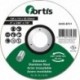 Disque de coupe Inox 125 x 10mm courbé FORTIS