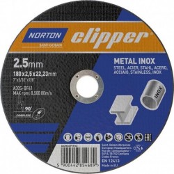 Disque de coupe Metal-Inox A30S-180x2.5x22.23mm