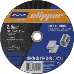 Disque de coupe Metal-Inox A30S-230x2.5x22.23mm