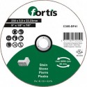 Disque de coupe pierre 230 x 30mm courbé FORTIS