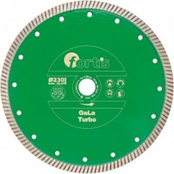Disque diamant GaLa Turbo Ø 125 mm avec Segment 10 mm Alésage 222 mm FORTIS