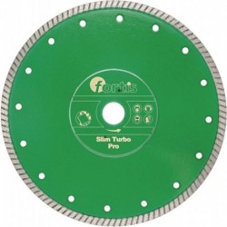 Disque diamant Slim Turbo Pro Ø 300 mm avec Segment 7 mm Alésage 254 mm FORTIS