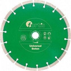 Disque diamant Universal Beton Ø 125 mm gesintert 10 mm Alésage 222 mm FORTIS