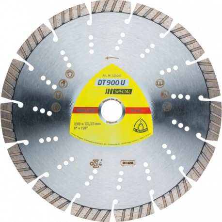 Disque diamanté DT900U 230 x22,23 mm Klingspor