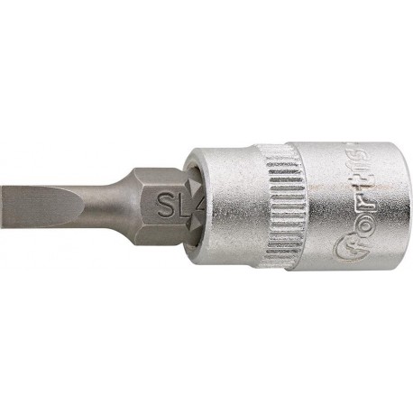Douille 1/4 4 x08mm fente FORTIS
