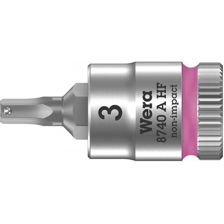 Douille 1/4 hex avec fonction HOLD 3x28mm Wera