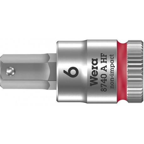 Douille 1/4 hex avec fonction HOLD 6x28mm Wera