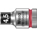 Douilleavec fonction HOLD 6-coté long 1/4 45x mm Wera