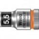 Douille avec porte-vis 6 pans longue 1/4" 5,5x mm Wera 1 PCS
