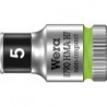 Douilleavec fonction HOLD 6-coté long 1/4 5x mm Wera