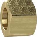 Écrou-raccord laiton 6 pans F3/8" à gauche pour douille Ø intérieur tuyau 4/6/9mm RIEGLER 1 PCS
