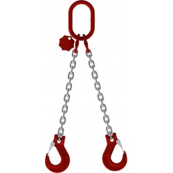 Elingue chaine galva 2-str L 2 m capacité 45-60 2t