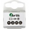 Embout Bit 1/4 DIN3126 C63 PH 1x25mm Torsion a10 unités