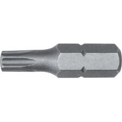 Embout Bit 1/4 DIN3126 C63 TX 5x 25mm a10 unités FORTIS