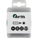 Embout Bit 1/4 DIN3126 C63 TX25 50er Pack FORTIS