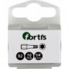 Embout Bit 1/4 DIN3126 C63 TX25x 25mm Torsion 10 unités