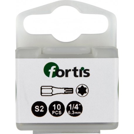 Embout Bit 1/4 DIN3126 C63 TX30x 25mm Torsion 10 unités