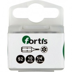 Embout Bit 1/4 DIN3126 C63 TX40x 25mm . 10 unités