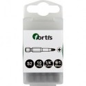 Embout Bit 1/4 DIN3126 E63 PZ 1x50mm a10 unités FORTIS