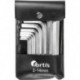 Ensemble clé allen 10 unités 2-14mm FORTIS