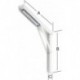 Equerre 300 MM blanc NR. 152300W