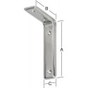 Equerre 3F-235X160X40MM Inox