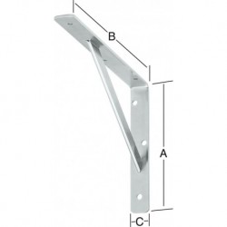 Equerre galvanisé 500 x 330 mm Nr. 159500Z
