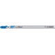 Lames de scie sauteuse pour métal, coupe droite fine, Réf. Bosch : T 321 AF, Qualité de lame de scie BiM, Long. totale 132 mm, Pas de dents : 1,2 mm