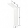 Equerre-3F blanc 235X160MM NR. 165235W