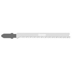 Lame de scie sauteuse pour bois tendre, coupe droite fine, Réf. Bosch : T 101 B, Qualité de lame de scie HSC, Long. totale 100 mm, Pas de dents : 2,7 mm