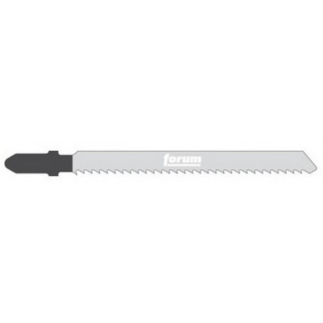 Lame de scie sauteuse pour bois tendre, coupe droite fine, Réf. Bosch : T 101 BR, Qualité de lame de scie HSC, Long. totale 100 mm, Pas de dents : 2,5 mm
