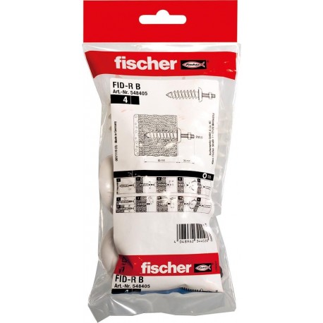 fischer Cheville isolante FID-R B (4 unités)