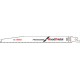 Lame de scie sabre pour bois avec métal, coupe courbe droite grossière, Réf. Bosch : S 3456 XF, Qualité de lame de scie BiM, Long. totale 200 mm