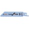 Lame de scie sabre pour métal, coupe droite fine, Réf. Bosch : S 922 BF, Qualité de lame de scie BiM, Long. totale 150 mm, Pas de dents : 1,8 mm