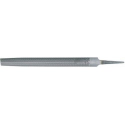 Lime d'atelier, semi-circulaire/pointue, Long. : 150 mm, Taille 1, Coupe transversale 16,0 x 4,5 mm