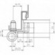 Gond VN 3737/160 Compact Inox