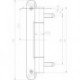 Gond VN 3737/160 Compact Inox