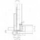 Gond VN 3737/160 Compact Inox