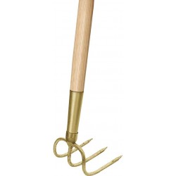 Houe de jardin 3 dents avec manche 135 cm (Par 5)