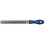 Lime d'atelier, manche semi-circulaire, Long. : 250 mm, Taille 1, Coupe transversale 25,0 x 7,0 mm