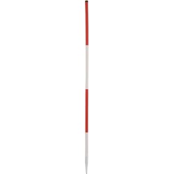 Jalon 2m acier pointe ronde