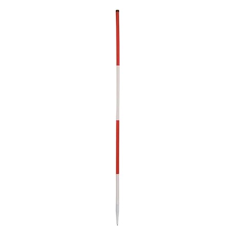 Jalon 2m acier pointe ronde