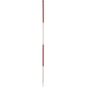 Jalon 2m acier pointe ronde