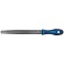 Lime d'atelier, manche semi-circulaire-pointue, Long. : 250 mm, Taille 3, Coupe transversale 25,0 x 7,0 mm