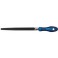 Lime d'atelier, manche triangulaire, Long. : 150 mm, Taille 3, Coupe transversale 11,0 mm