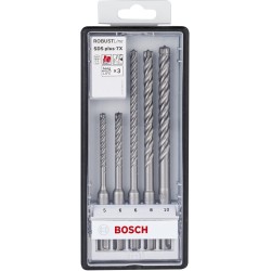 Jeu de Foret SDS-plus plus-7x 5-pièces 5/6/6/8/10mm Bosch