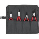 Jeu de pinces pour circlips 4 outils KNIPEX