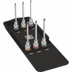 Jeu d'embouts de tournevis 1/2" 6 pièces Tx support pour long Wera