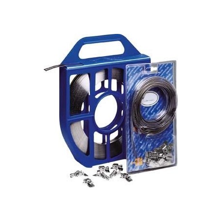 KIT bande cerclage acier 12mm W2B 3m Bande et 6 têtes