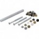 Kit de montage M6 pour portes profilées. 77-82mm